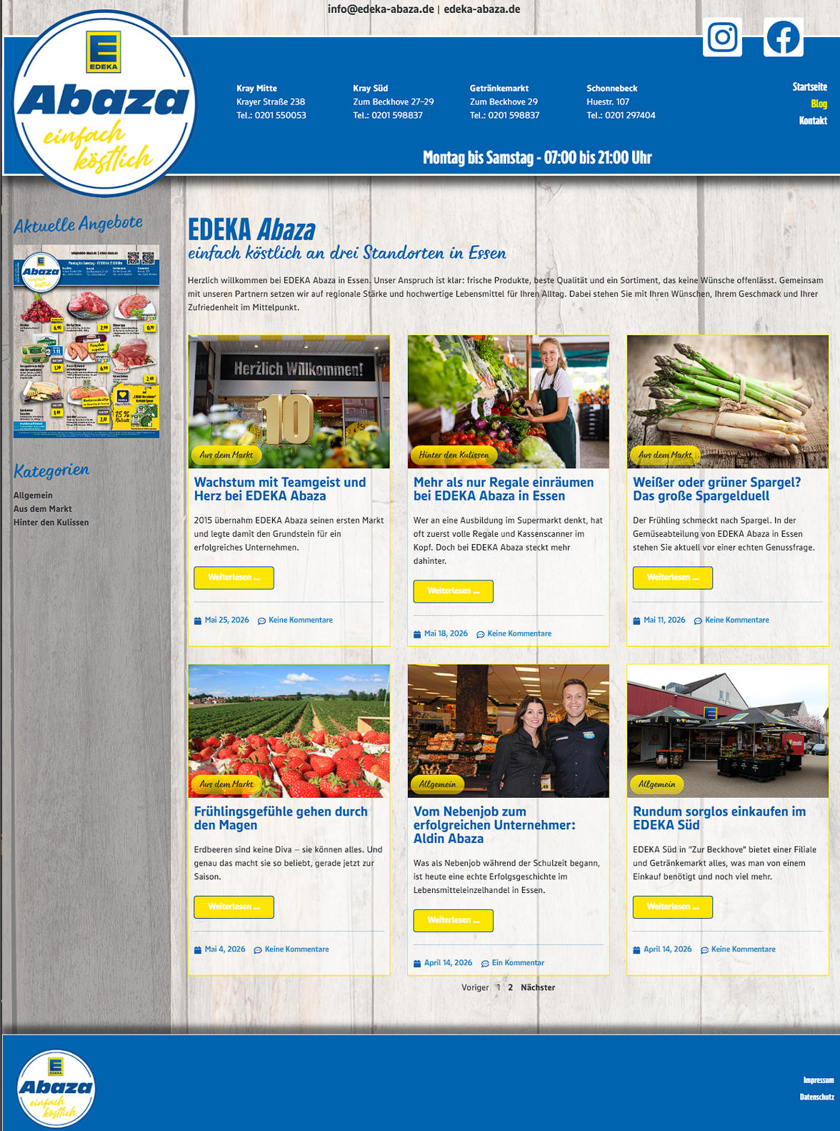 Der EDEKA Abaza - Blog
