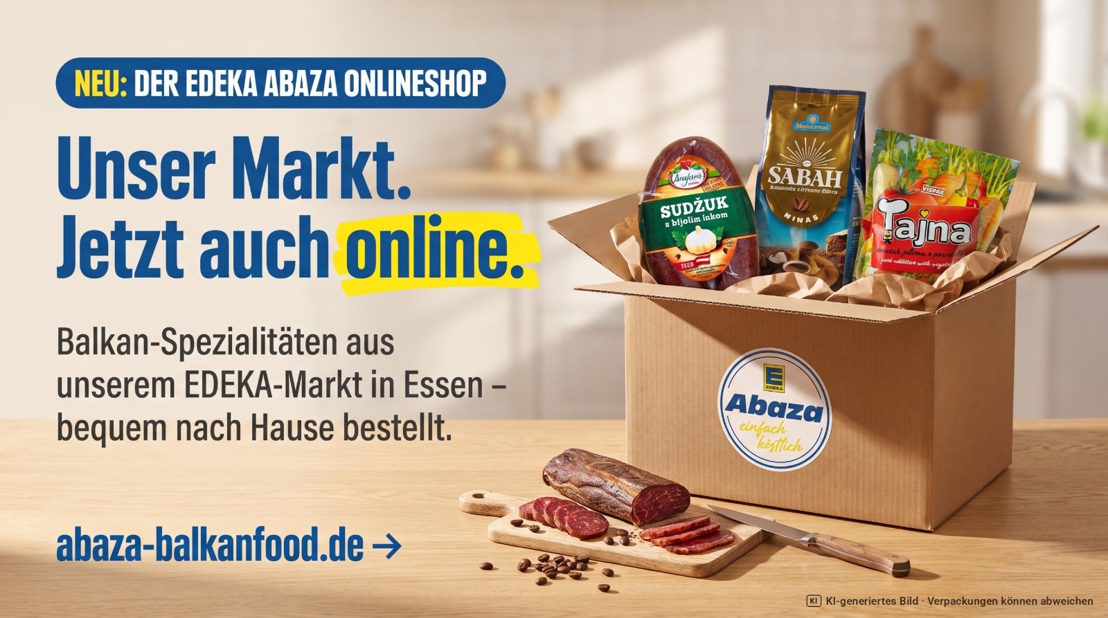 Endlich der EDEKA Abaza Onlineshop