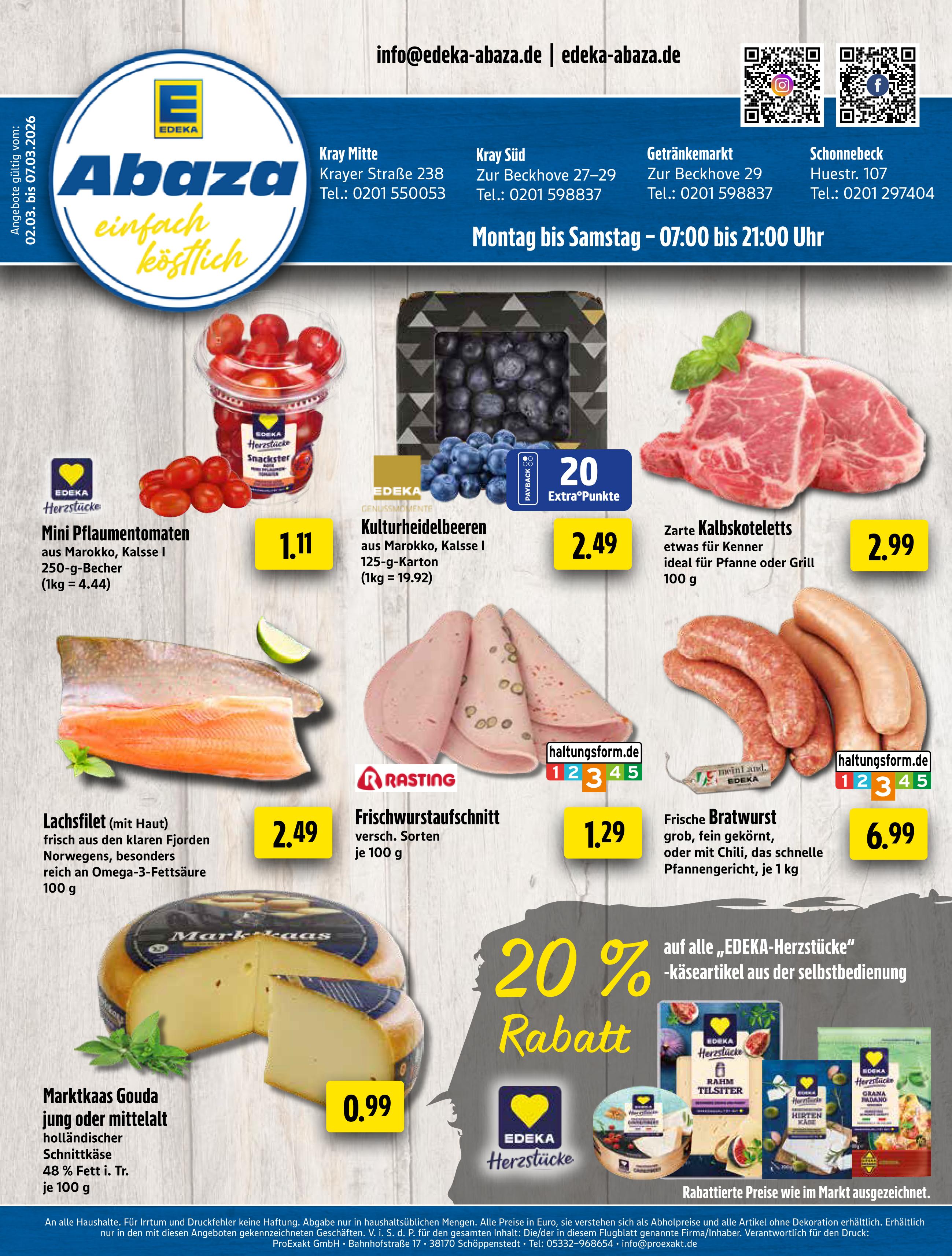 Unsere Angebote für Sie