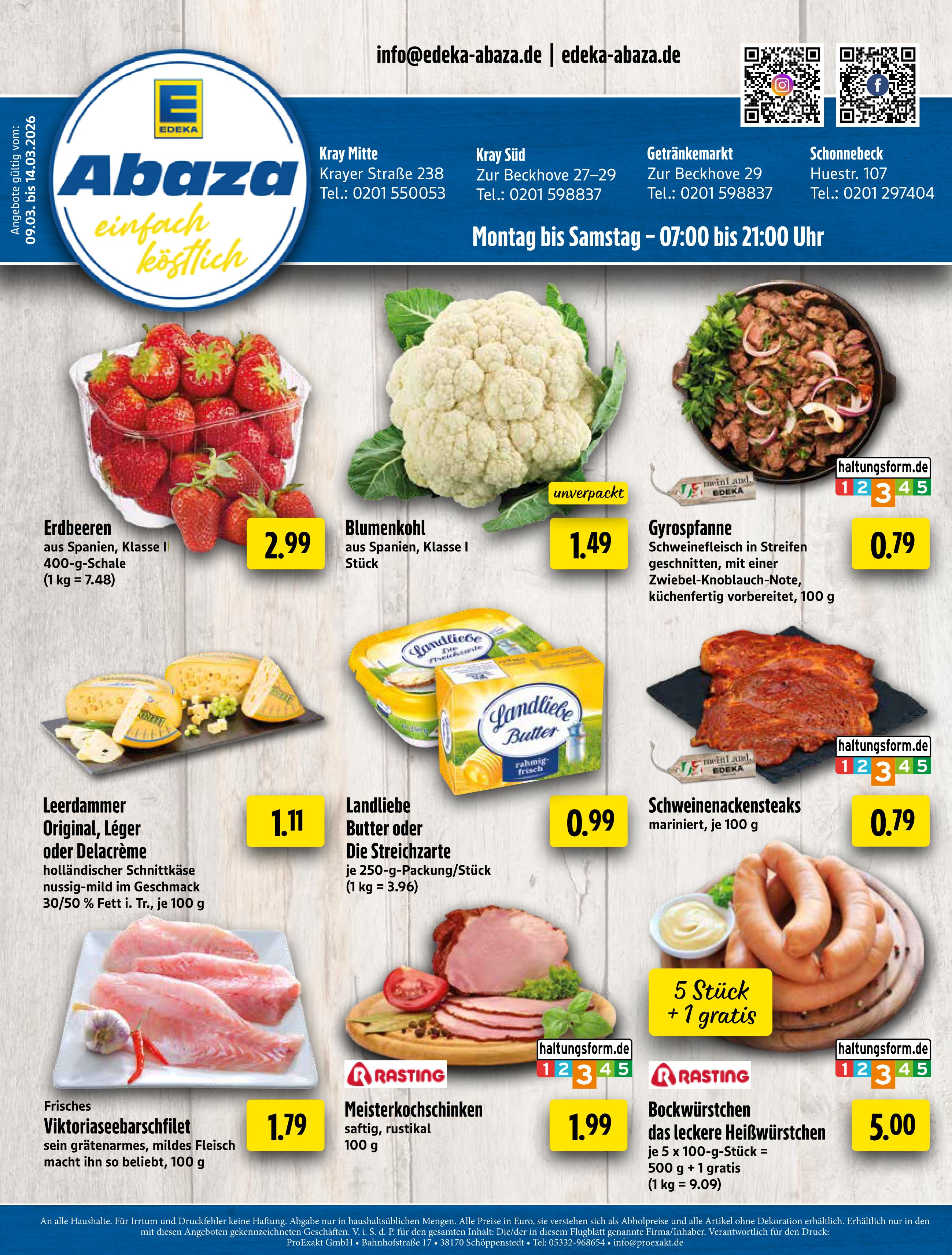 Unsere Angebote für Sie